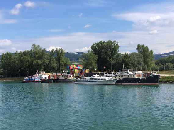 Rundfahrt auf der Donau im Rahmen des Kulturtages