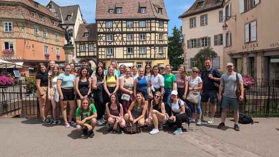 Klassenfoto in Colmar
