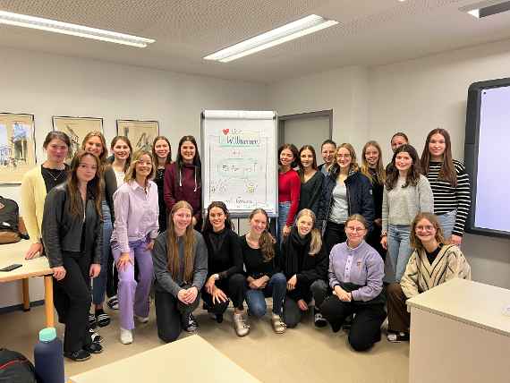 Gruppenfoto vom Bewerbungstraining