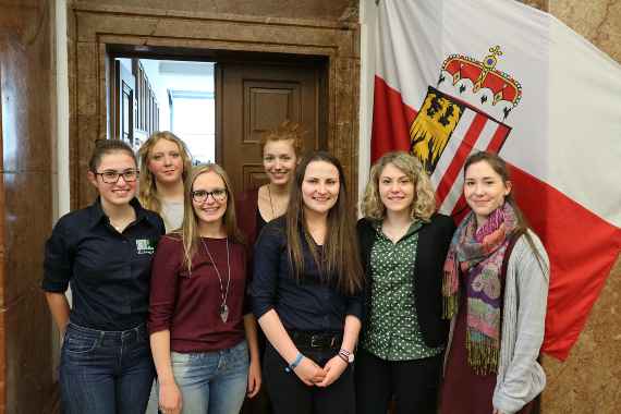 Teilnehmer des Redewettbewerbs 2017