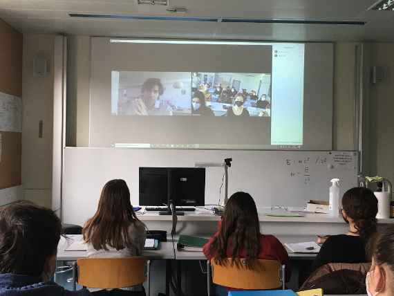 Live-Schaltung zum Kernforschungszentrum CERN