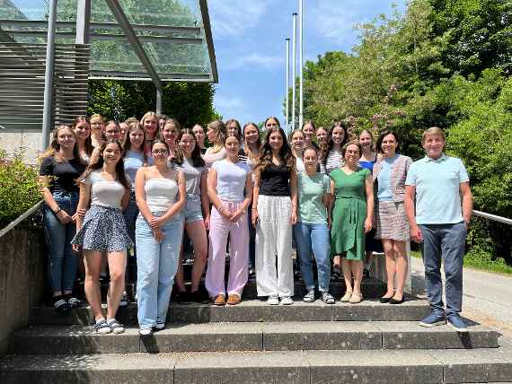 Gruppenfoto nach dem Vortrag
