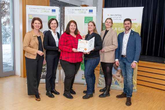 Prämierung für ihre erfolgreiche Teilnahme an der „Küche der Zukunft“-Challenge