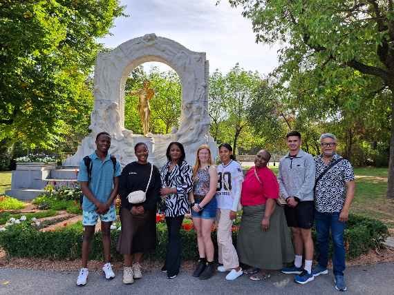 South African guests in Vienna